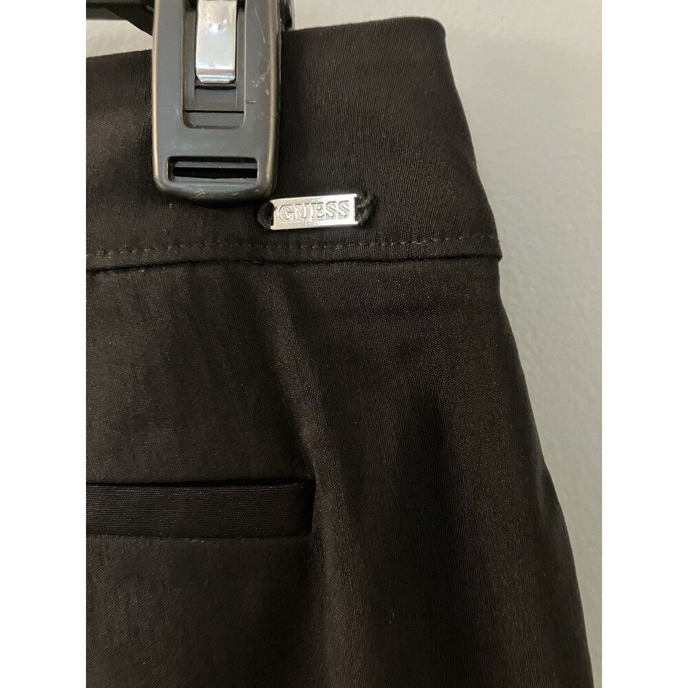 NWT Guess Womans Stretch Dress Pants Black Straight Leg Size 30 - Picture 7 of 8